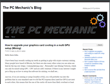 Tablet Screenshot of blog.thepcmechanic.org